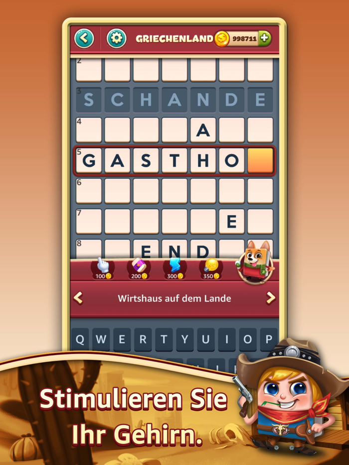 Wörter Los - Kreuzworträtsel