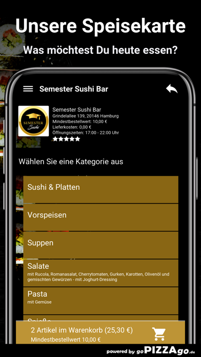 Semester Sushi Bar Hamburg screenshot 4