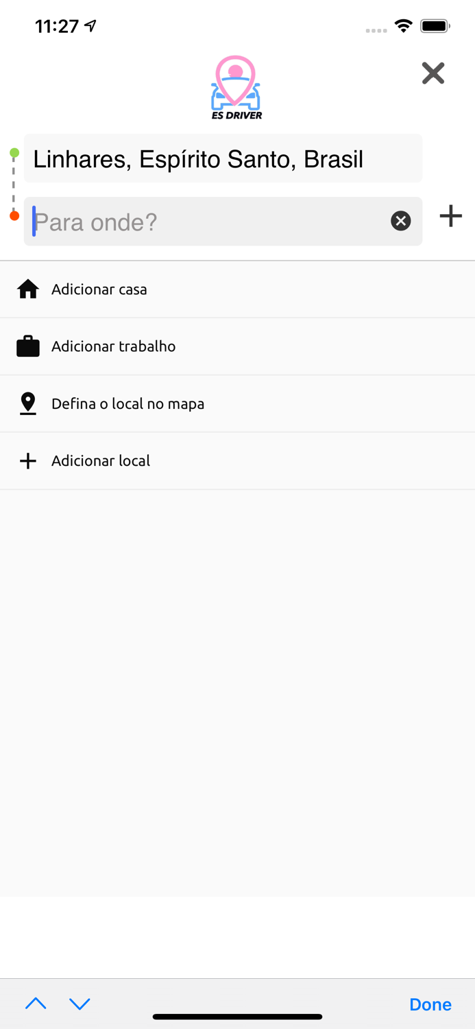 ES DRIVER Passageiro