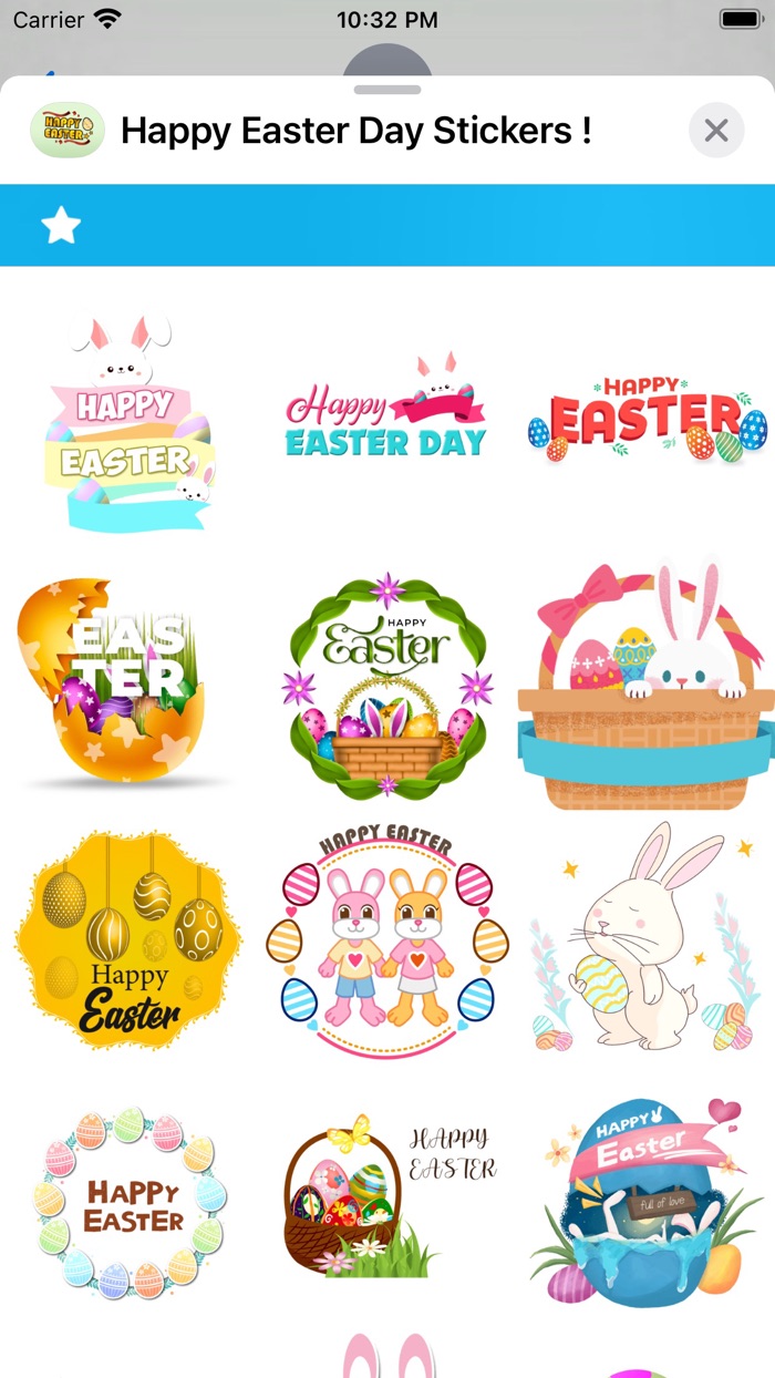 Happy Easter Day Stickers