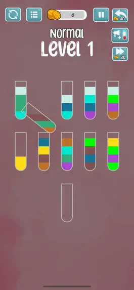Game screenshot Цветная вода - Color Sort Game apk