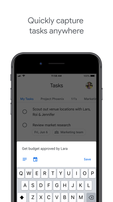 Google Tasks: Get Things Done Screenshot on iOS