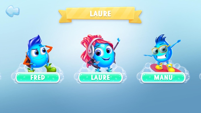 The Fresh water drops