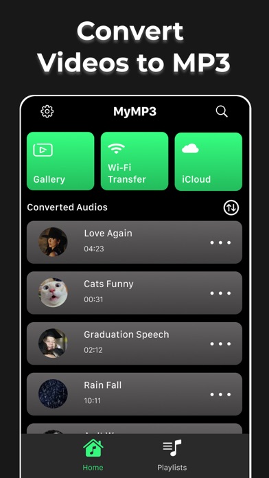 MyMP3 - Convert Videos to MP3 Screenshot