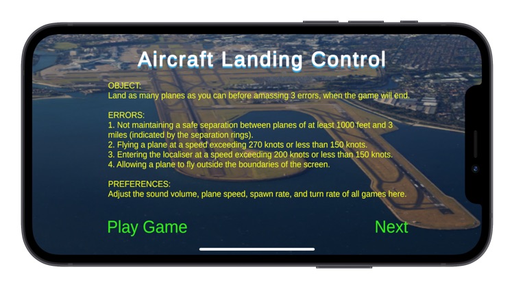 Aircraft Landing Control
