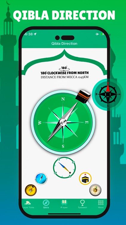 Islamic Prayer Times and Qibla