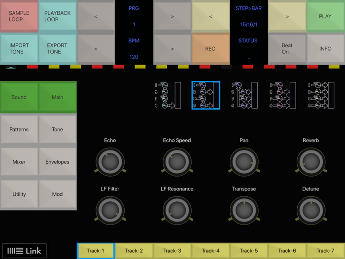 7XDXFM 4 OP FM Synth Groovebox