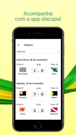 Game screenshot Dacopa - Bolão apk