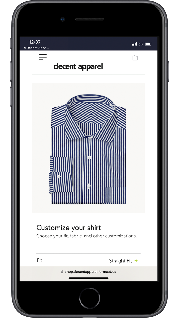 Decent Apparel - Size Scanner
