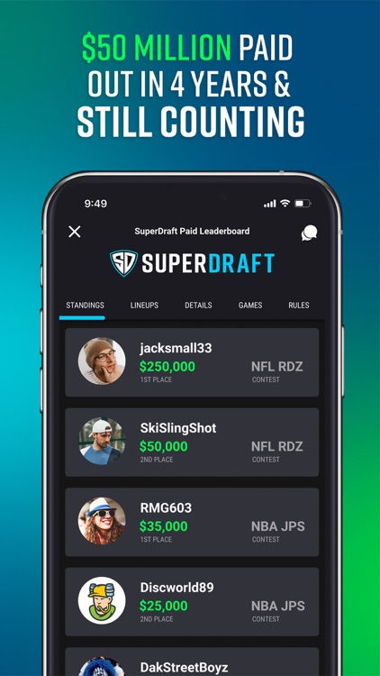 SuperDraft Fantasy Sports App screenshot-7