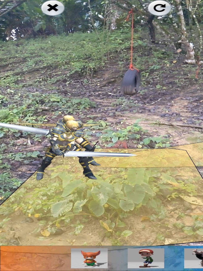 Augmented reality 3D Dancing