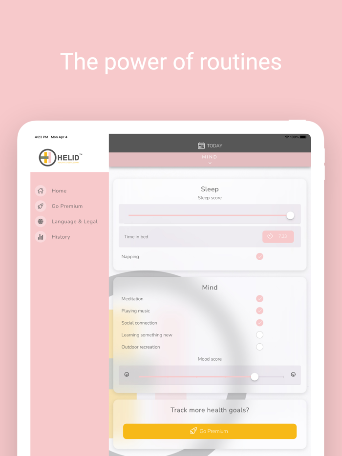 Helid Healthy Lifestyle Diary