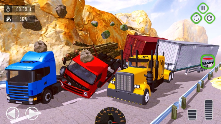 Semi Truck Crash Beam Drive screenshot-4