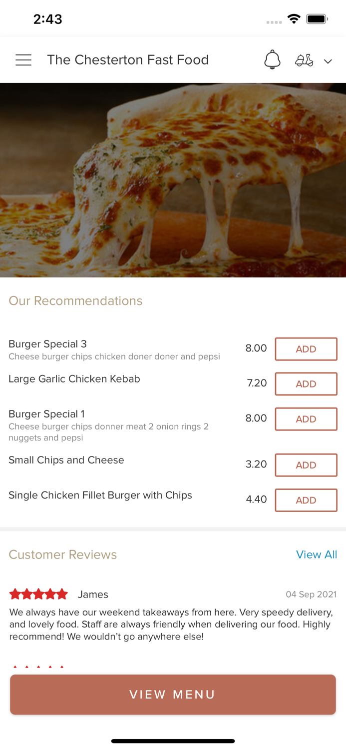 The Chesterton Fast Food