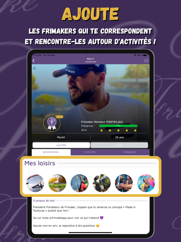 Frimake - Rencontres amicales