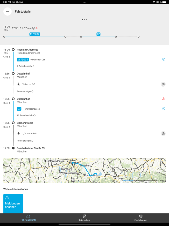 Next Bayern Fahrplan
