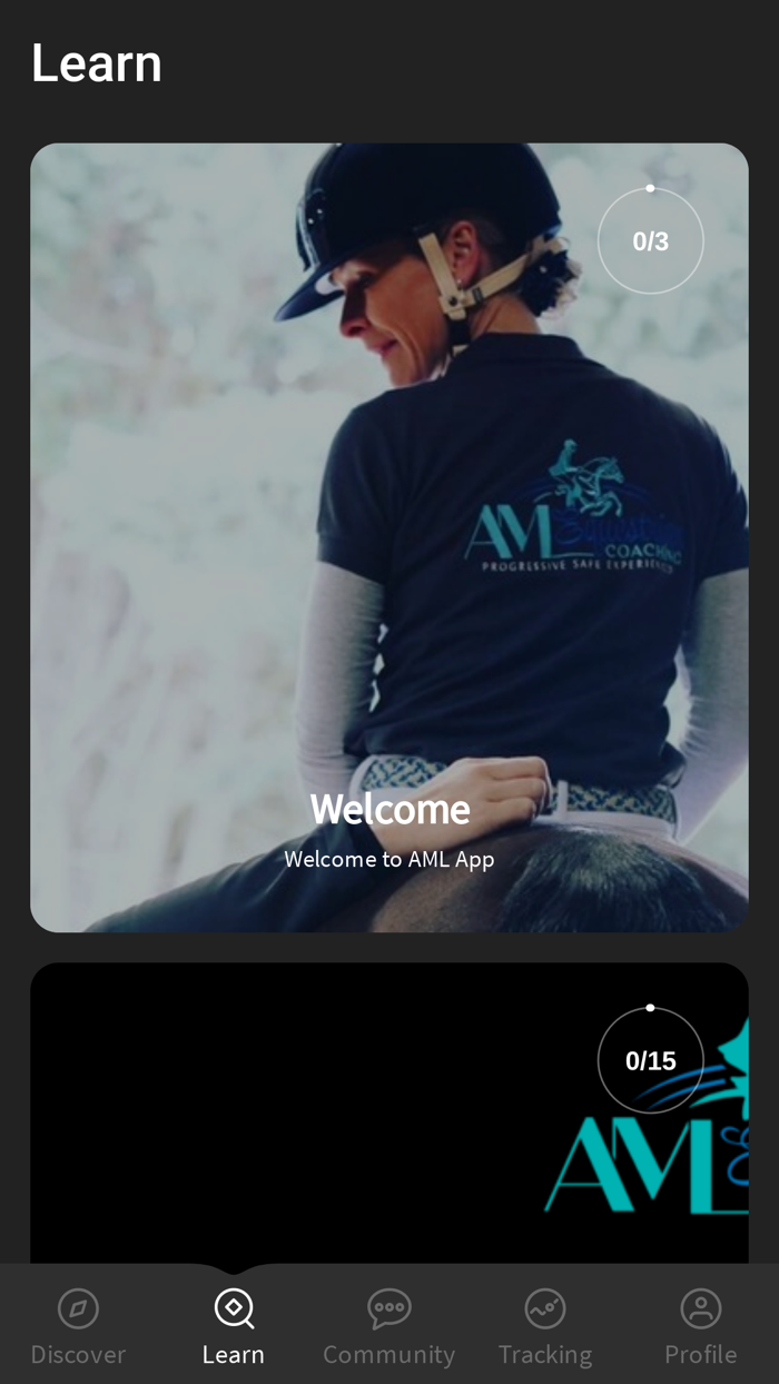 AML Horse  Rider Training