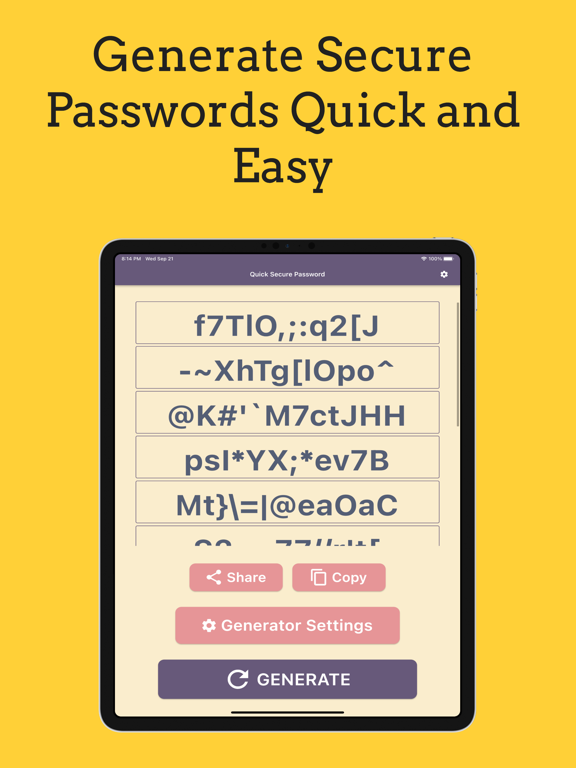 Quick Secure Passwordのおすすめ画像5