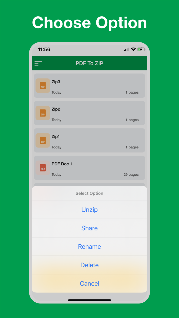 PDF To Zip  PDF Editor