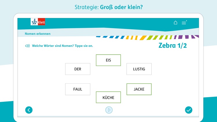 Zebra Deutsch-Grundwortschatz screenshot-6