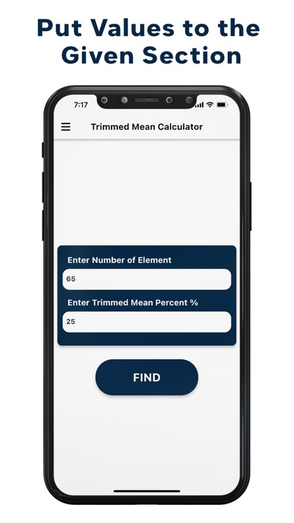 Trimmed Mean Calculator