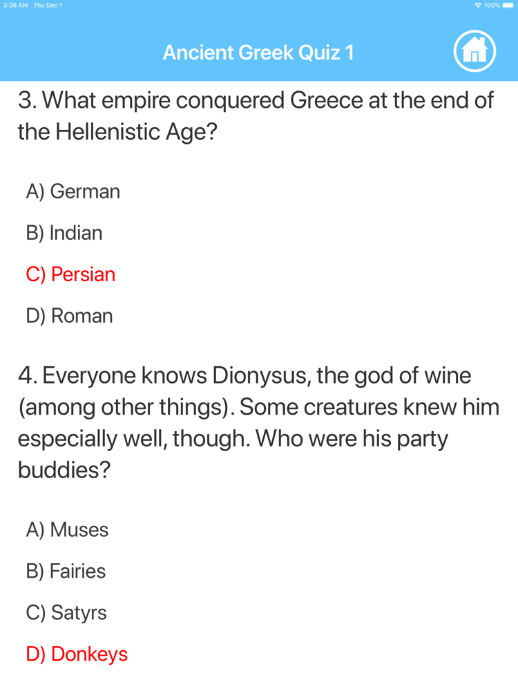 Ancient Greek Quizzes App for iPhone - Free Download Ancient Greek ...