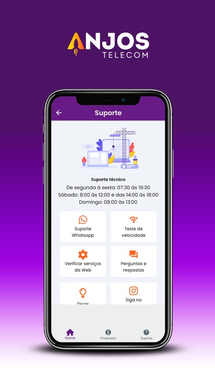 Anjos Telecom - App do Cliente