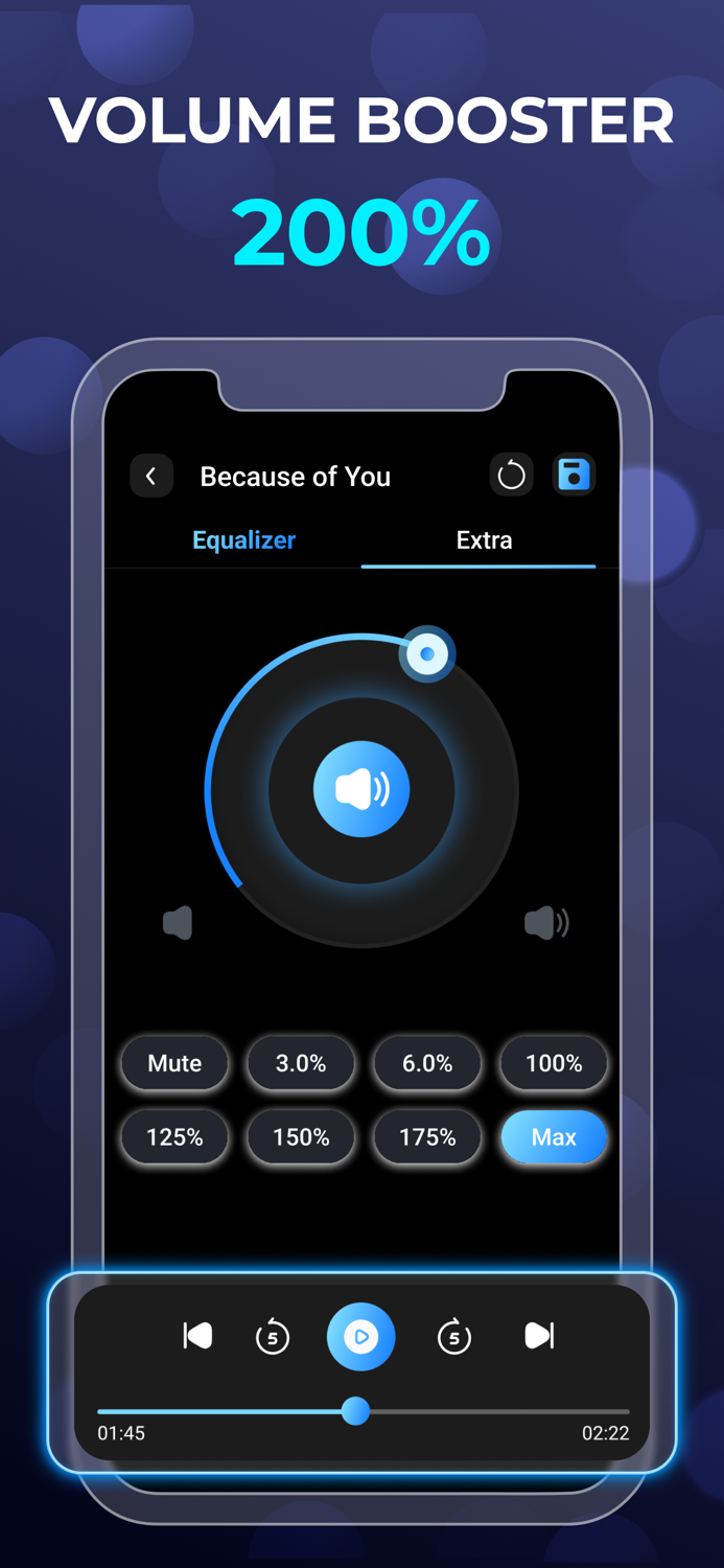 Volume Booster Bass Equalizer
