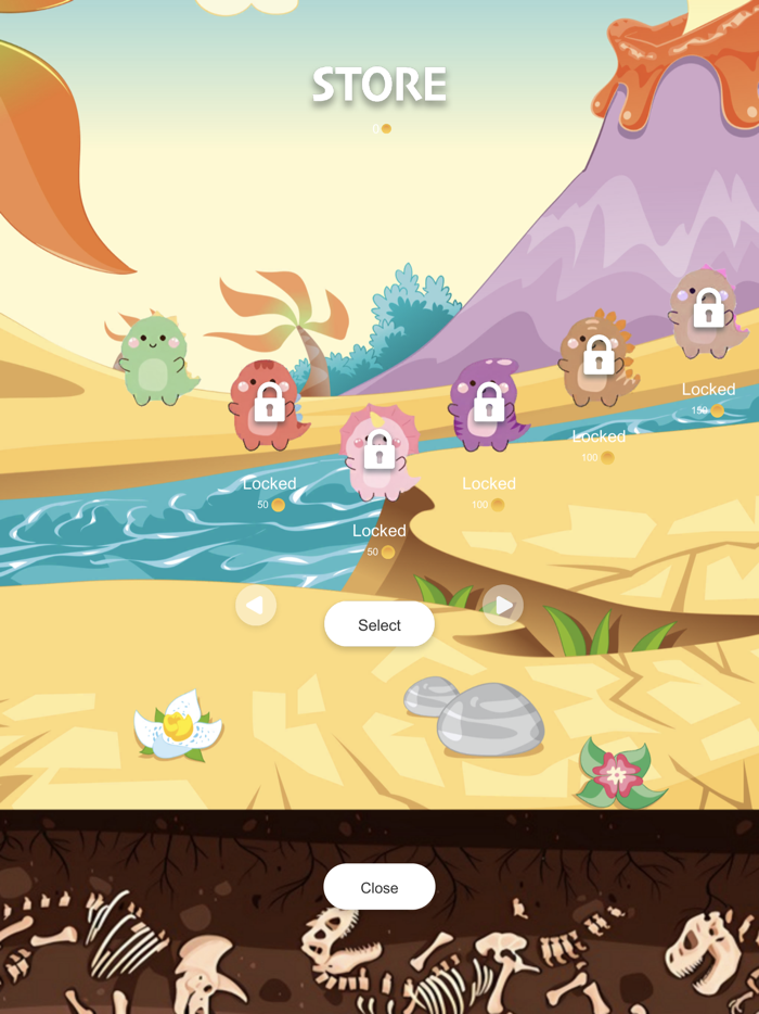 Dino Rush - Asteroid Attack