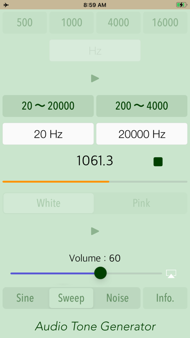 Audio Tone Generator Lite screenshot 3