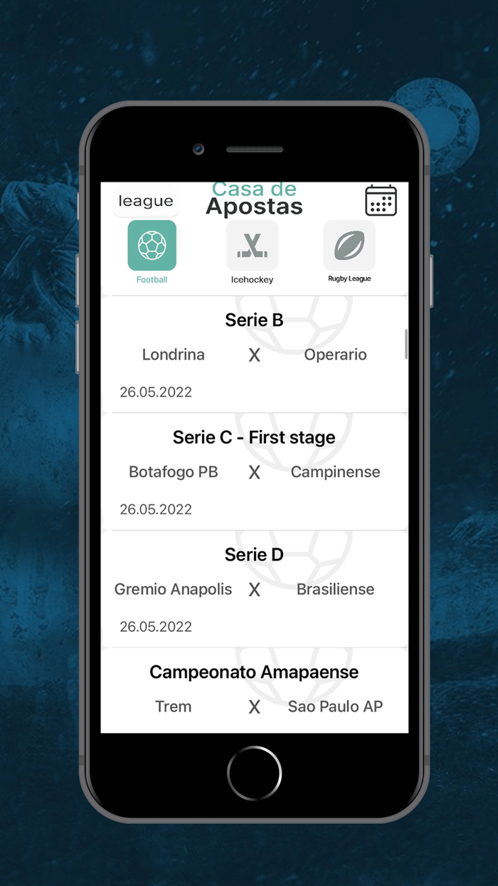 Casa de Apostas - sport result