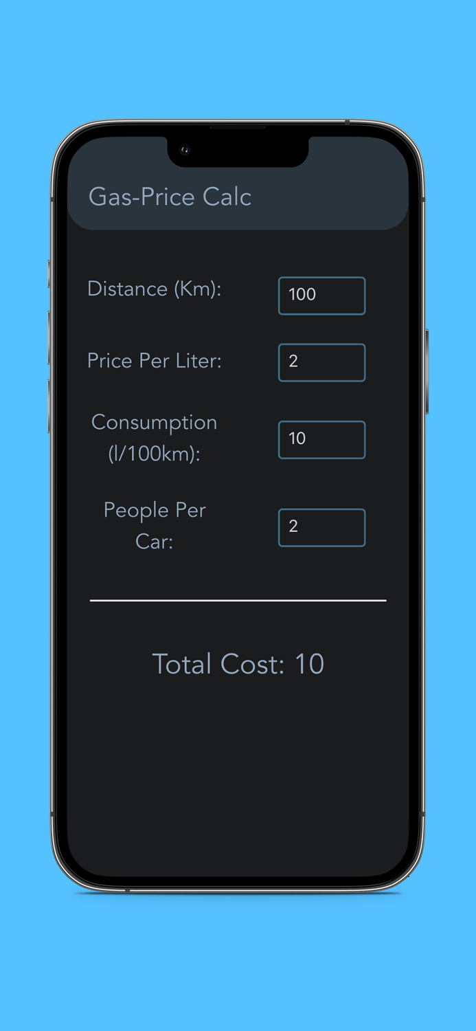Pro Gas Cost Calculator