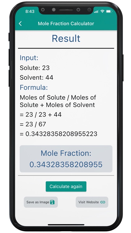 Mole Fraction Calculator