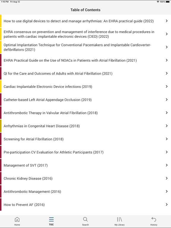 EHRA Key Messages screenshot 2