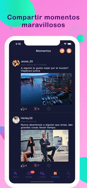 Screenshot 4 Ligar, Citas y Chat Aleatorio iphone