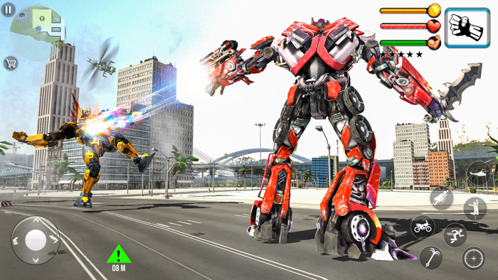 Flying Robot Car Transform