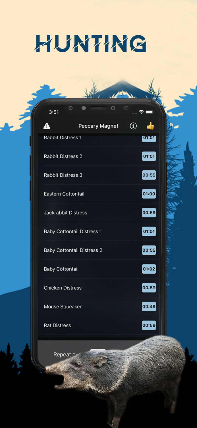 Peccary Magnet - Animal Calls