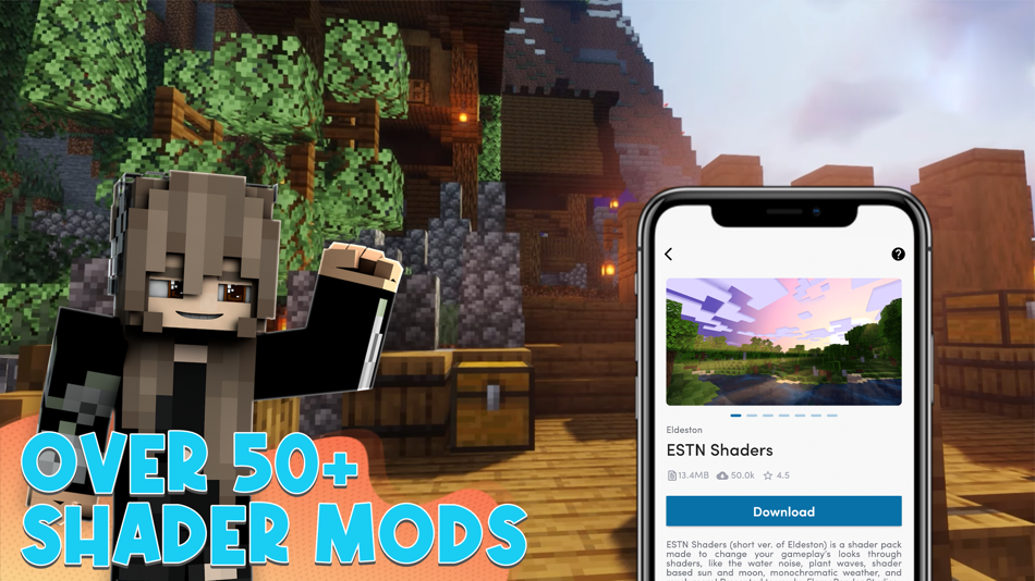 Shader Mods for Minecraft PE by Digital Partner Group GmbH (iOS Apps) — AppAgg