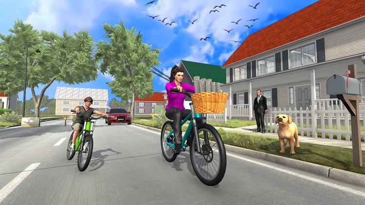 Paper Girl Mom Family Games 3d screenshot-3