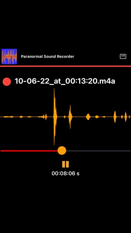 Paranormal Sound Recorder screenshot-4