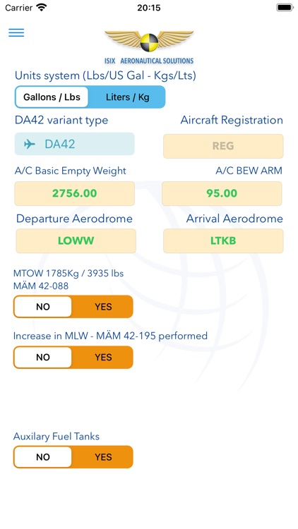 DA42 M&B mobile screenshot-6