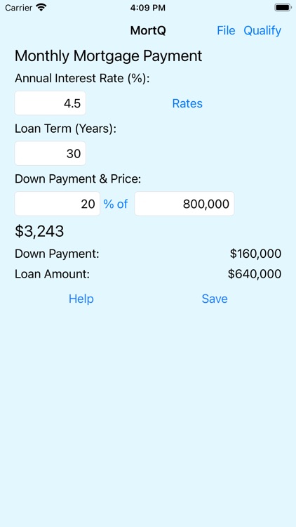MortQ Mortgage Qualifier