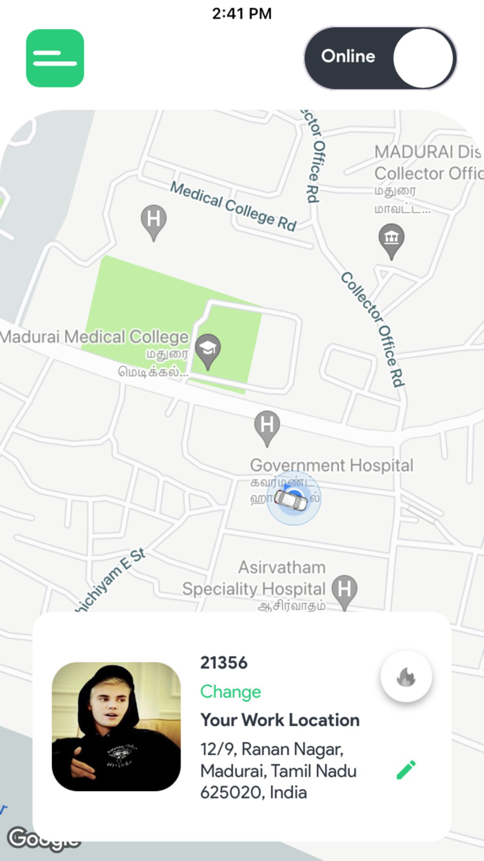 PIBRY Driver-Service Provider