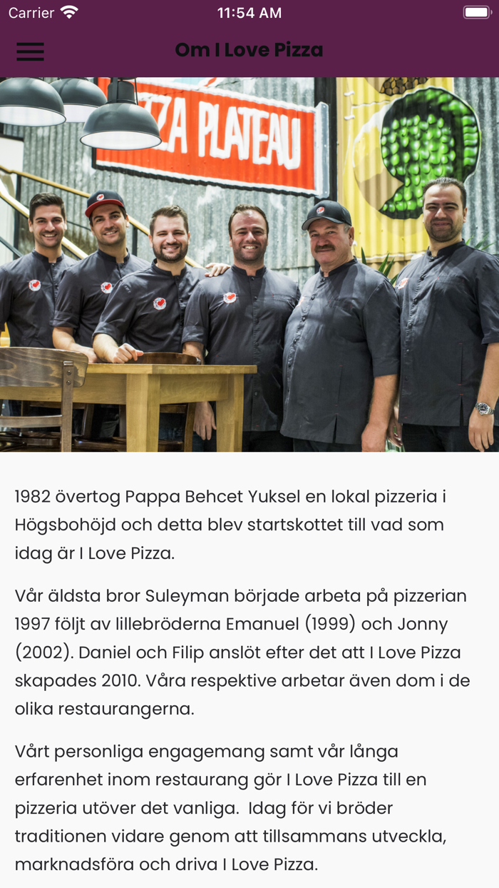 I Love Pizza Sverige