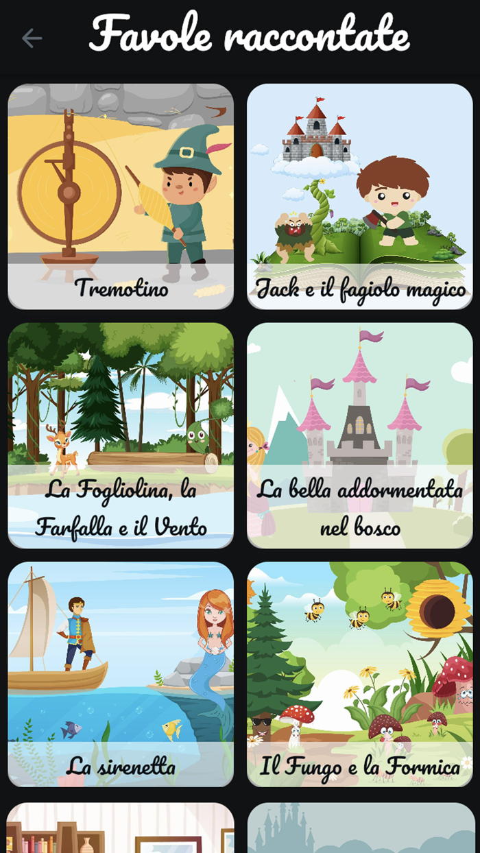 Favole, Racconti, Filastrocche