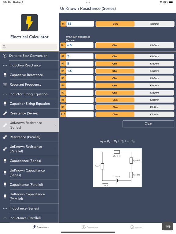 Electrical Calculator screenshot 4