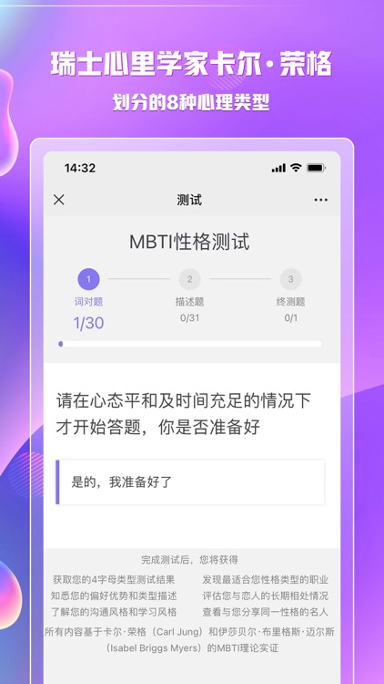 MBTI职业性格测试-测评与分析