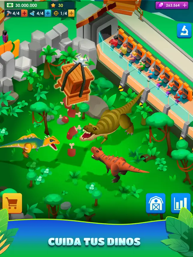 Screenshot 4 Dinosaur Park—Jurassic Tycoon iphone