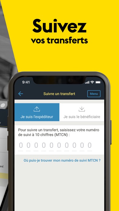 Transfert Western Union® Transfert Western Union®