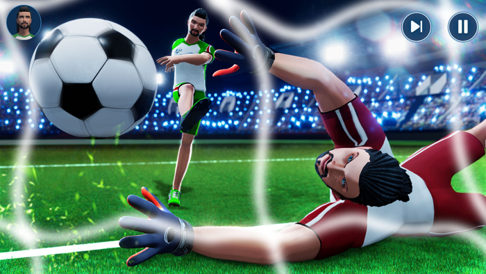 Soccer League Football Striker